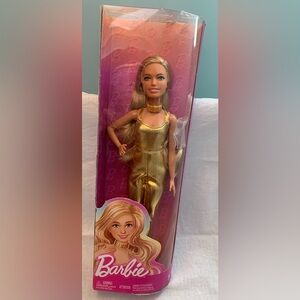 NIB Barbie Fashionistas Doll #222, Petite Body Type Blonde 65th Anniversary